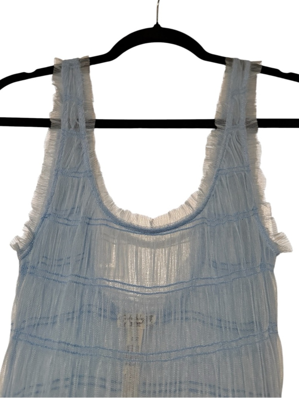 NWOT Free People Intimately Light Blue Smock About It Slip Maxi Dress - Picture 6 of 12